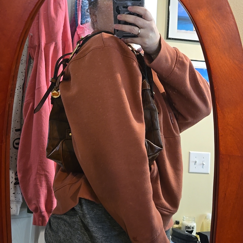 Dooney & Bourke Leather Shoulder Bag - Picture 14 of 16